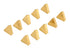 Tpg222 Tin Coated Carbide Inserts by Accusize Industrial Tools, 10 Pcs/Box, 2127-1024x10