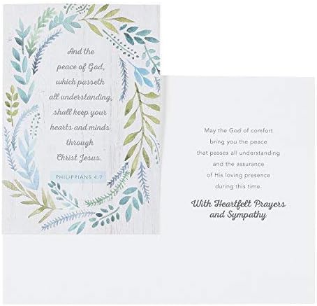 DaySpring Sympathy Boxed Cards - King James Version, 12 Assorted Cards with Scripture, 60938