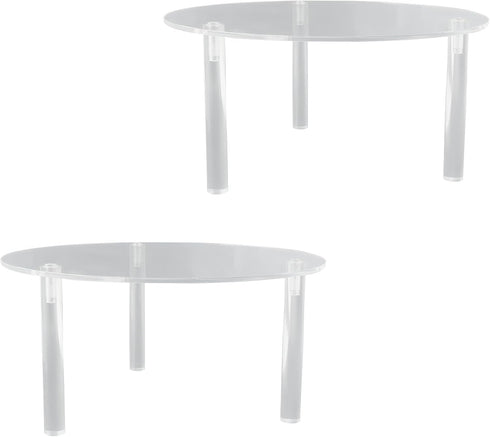 Wawory 2pcs Drink Dispenser Stand, Clear Acrylic Stands, Water Acrylic Holder for Parties
