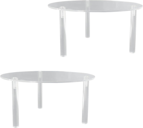 Wawory 2pcs Drink Dispenser Stand, Clear Acrylic Stands, Water Acrylic Holder for Parties