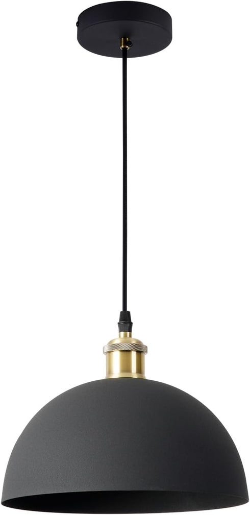 Modern Industrial Black Chandelier 9.8 inches, line Length 78.74 inches, Kitchen Island,