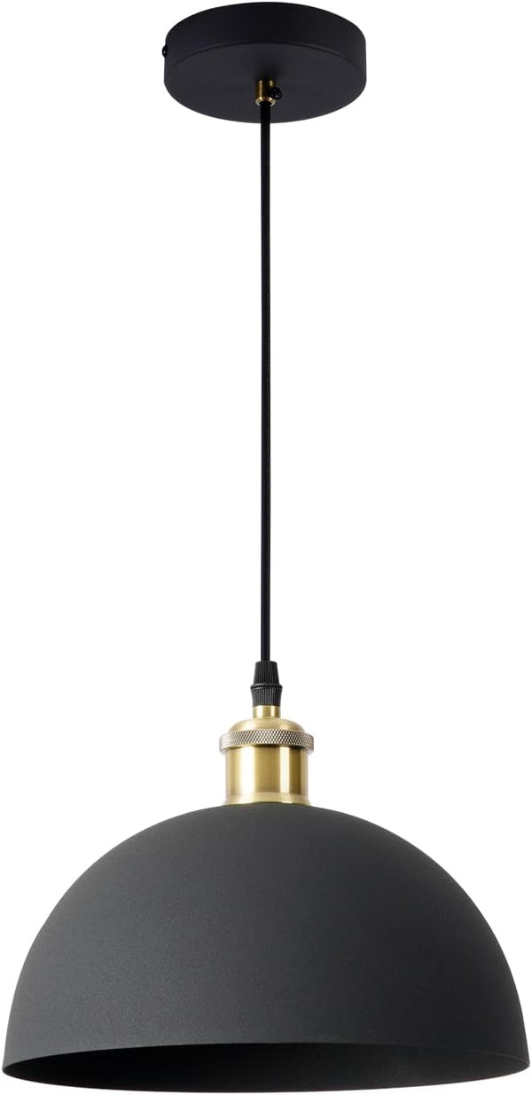 Modern Industrial Black Chandelier 9.8 inches, line Length 78.74 inches, Kitchen Island,