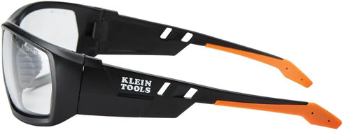 Klein Tools 60163 Safety Glasses, Professional PPE Protective Eyewear with Scratch Resistant Clear Lens