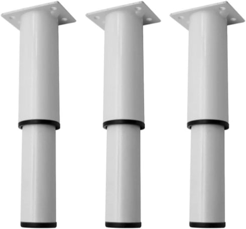 ZongSy 4.72 inch 1000kg 4-Piece Heavy-Duty Hairpin Furniture Leg, Adjustable Height, Suitable for TV Stand, Table Leg