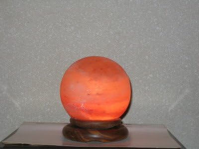 4" Himalayan Salt Crystal Sphere Salt Lamp (Small) with Cord - See the World Through the Eyes of Salt