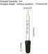 1ml Eye Dropper Glass Liquid Dropper 1ml Capacity Fit for Essential Oils Dropping Pipettes for Resin Lab Bottles and Jars by Seadiquiet