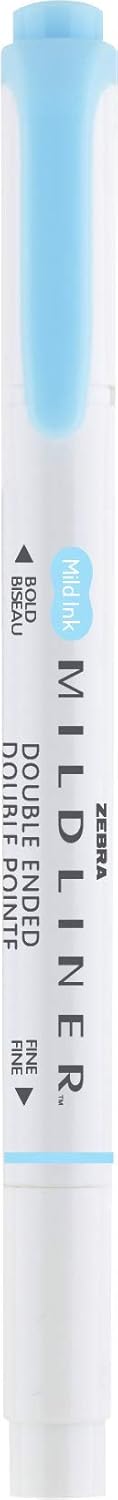 Zebra Pen Mildliner Double-Ended Highlighter Marker Set, Broad and Fine Point Tips, Ideal for Bible Highlighting, No