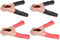 Insulated Alligator Clips, Durable Heavy Duty Black & Red Boot Metal Spring Loaded Battery Test Lead Clips (50A 4-PACK)