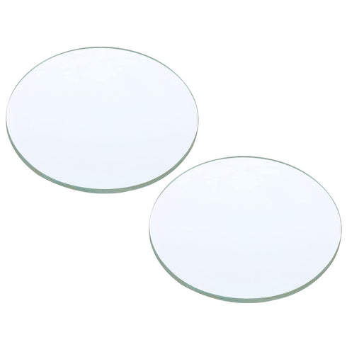 PATIKIL 8" (200mm) Focal Length Double Convex Lens, 2 Pack 75mm Diameter Glass for Physics Experiment