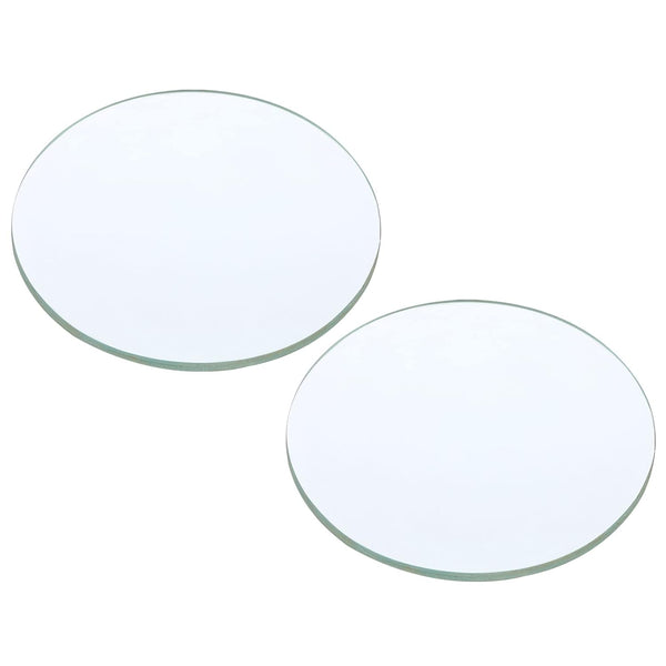PATIKIL 8" (200mm) Focal Length Double Convex Lens, 2 Pack 75mm Diameter Glass for Physics Experiment