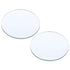 PATIKIL 8" (200mm) Focal Length Double Convex Lens, 2 Pack 75mm Diameter Glass for Physics Experiment