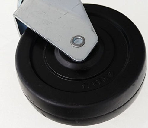 Tech Team #00716 4-Inch Spring Loaded Gate Caster, 125 Pound Capacity, Fence Hardware
