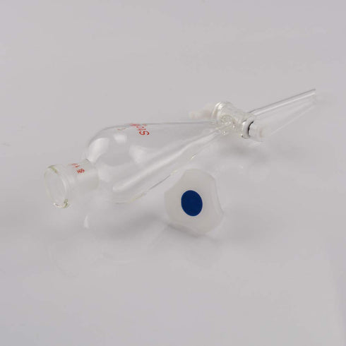 stonylab Borosilicate Glass 60 ml Heavy Wall Conical Separatory Funnel with PTFE Stopcock, 19/26 Joints