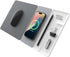 POUT H3 Split Max 3-in-1 Wireless Charging Mouse Pad Fast Qi Charger, Mousepad
