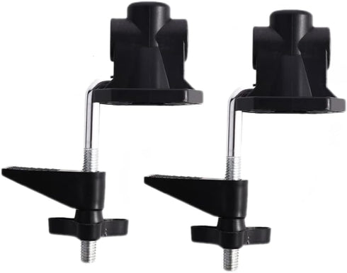 2 Pcs Desk Lamp Clamp, Hardware Bracket Clamp for DIY Lighting Accessories, Fixed Clip Table Lamp Holder