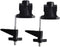 2 Pcs Desk Lamp Clamp, Hardware Bracket Clamp for DIY Lighting Accessories, Fixed Clip Table Lamp Holder
