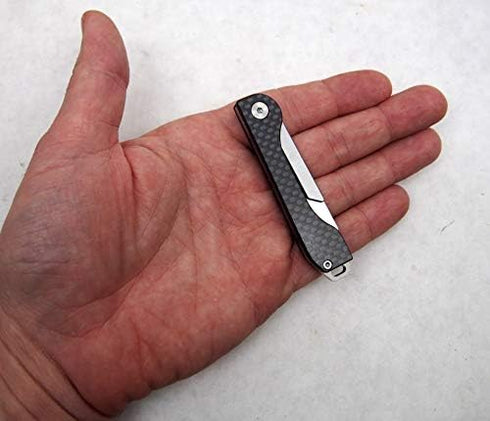 Folding Scalpel Knife with Carbon Fiber Handle, 10 Replaceable Blades, EDC Pocket Knife for 22/23/24 blade