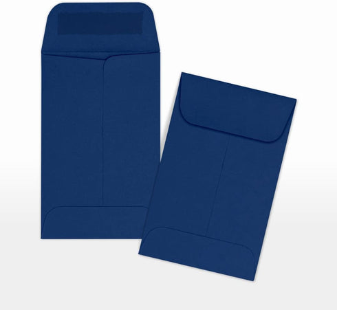LUXPaper #1 Coin Envelopes | 2 1/4" x 3 1/2" | Navy Blue | 80lb. Text | 250 Qty