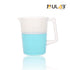 ULAB Handled Plastic Beaker, 2000ml Volume, PP Material, with Spout and Molded Graduation, UBP1012