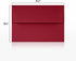 LUXPaper 4Bar A1 Invitation Envelopes, Peel & Press, 50 Qty, Garnet Red, 80lb. Text