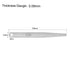 uxcell Metric Thickness Feeler Gauge 0.09mm Stainless Steel Measuring Tool for Gap Width 4pcs