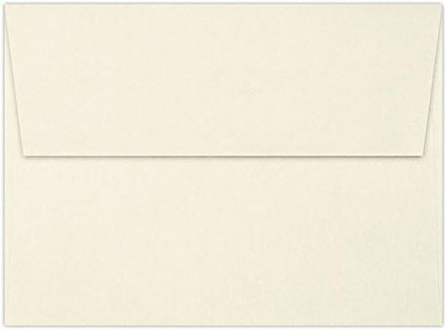 LUXPaper A6 Premium Wove Invitation Envelopes | 4 3/4" x 6 1/2" | Natural White | 80lb. Text | 50 Qty by LUXPaper