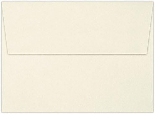 LUXPaper A6 Premium Wove Invitation Envelopes | 4 3/4" x 6 1/2" | Natural White | 80lb. Text | 50 Qty by LUXPaper