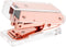 Rose Gold Mini Stapler with Clear Acrylic Body, 18 Sheets Capacity, Cute Stapler for Office, School