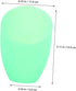 Amosfun Horseshoe Lampshade Elegant Inclined Plastic Lamp Cover for Floor and Table Lamps Green Opening Soft Light