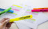 BAZIC Highlighter Yellow Desk Style - Chisel Tip Broad Fine Line Marker (12/Pack), Total 12-Count