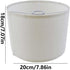 KUYYFDS 7.86x7.86x7.07 Inch Lamp Cover, Floor Lamp Shades Table Fine Linen Lampshade Covers Removable Washable Drum