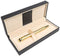 Rollerball Pen for Men Women Executive Home Office Use, Refillable 0.7mm Black Ink G5 with Gift Box (Luxury Gold)