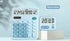 YOUHO Office Desk Calculator, 12-bit Solar Battery Dual Power Standard Function Electronic Calculator with Large LCD