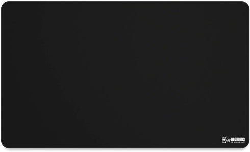 Glorious XL Extended Gaming Mouse Mat/Pad, Large Black Cloth Mousepad with Stitched Edges, 14"x24"