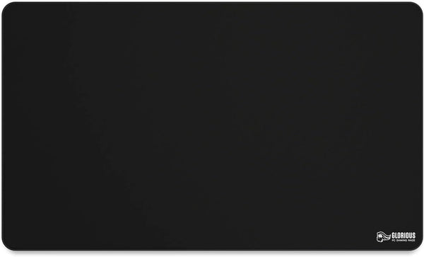 Glorious XL Extended Gaming Mouse Mat/Pad, Large Black Cloth Mousepad with Stitched Edges, 14"x24"