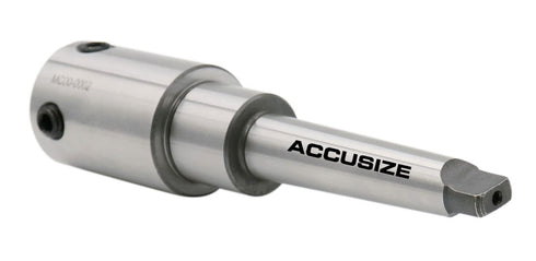 Accusize Industrial Tools Annular Cutter Arbor, Mt2 to 3/4'' Weldon Shank for Drill-Use, Mc00-0002