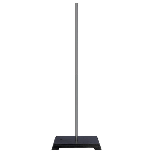 Lab Support Stand, Cast Iron Support Ring Stand with 22.44 inch Rod and 8 x 5 inch Base