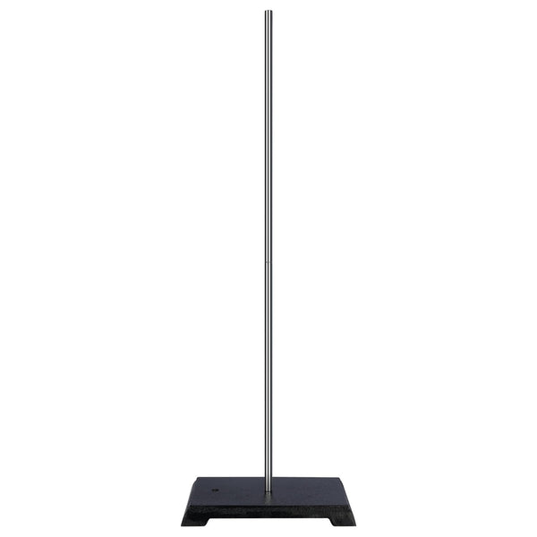 Lab Support Stand, Cast Iron Support Ring Stand with 22.44 inch Rod and 8 x 5 inch Base