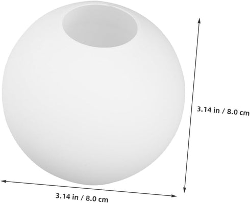 NUOBESTY Glass Sphere Lampshade for Outdoor Light Cover Replacement Lamp Shades Diy Lamp Shades Ceiling Cover Wall