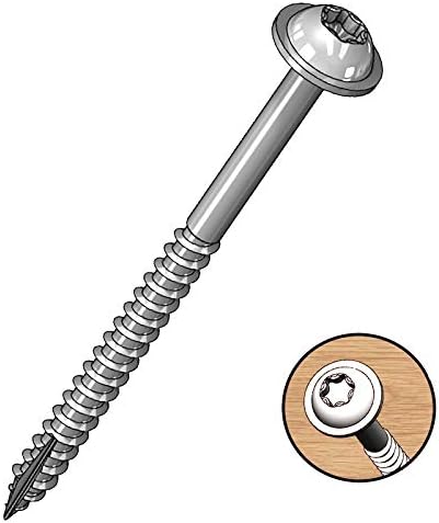 Milescraft 5205 Wood Pocket Hole Screws - #7 x 2" Washer Head with Coarse Thread (50pc.)