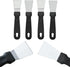 Yopolaz 4 Pack Grill Scraper - Small Metal Grill Scraper Tool for Outdoor