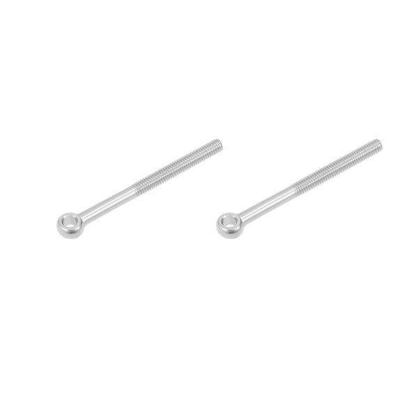 Shoulder Swing Lifting Bolt (M6x70mm) 2Pcs, 304 Stainless Steel Eye Bolts - Silver for Home Renovation, Pipeline Gate