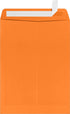 LUXPaper 9 x 12 Open End Window Envelopes | Peel & Press | Mandarin Orange | 80lb. Text