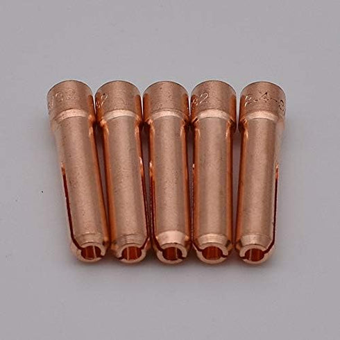 TIG Welding Torch STUBBY Gas Lens Collet Body 17GL332, 3/32" & Collet 10N24S, Copper Consumables KIT for WP 17 18 26,