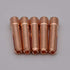 TIG Welding Torch STUBBY Gas Lens Collet Body 17GL332, 3/32" & Collet 10N24S, Copper Consumables KIT for WP 17 18 26,