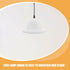 Hat Shape Plastic Lamp Shade Replacement for Floor and Table Lamps Easy to Install Decorative Cover Versatile Home