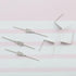 ITROLLE 200PCS 45mm Chandelier Connector Clip Stainless Steel Chandelier Lamp Bow Tie Connectors Chandelier