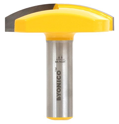 YONICO Router Bits Horizontal Crown 2-Inch Radius 1/2-Inch Shank 16181