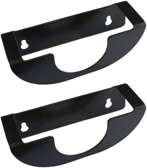 (Pack of 2) Black Wall Mount Bracket for 5inch Angle Grinder Holder Tool