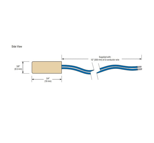 Universal Temperature Sensor 071, Quick and Accurate Temperature Readings for Select Controls and Thermostats